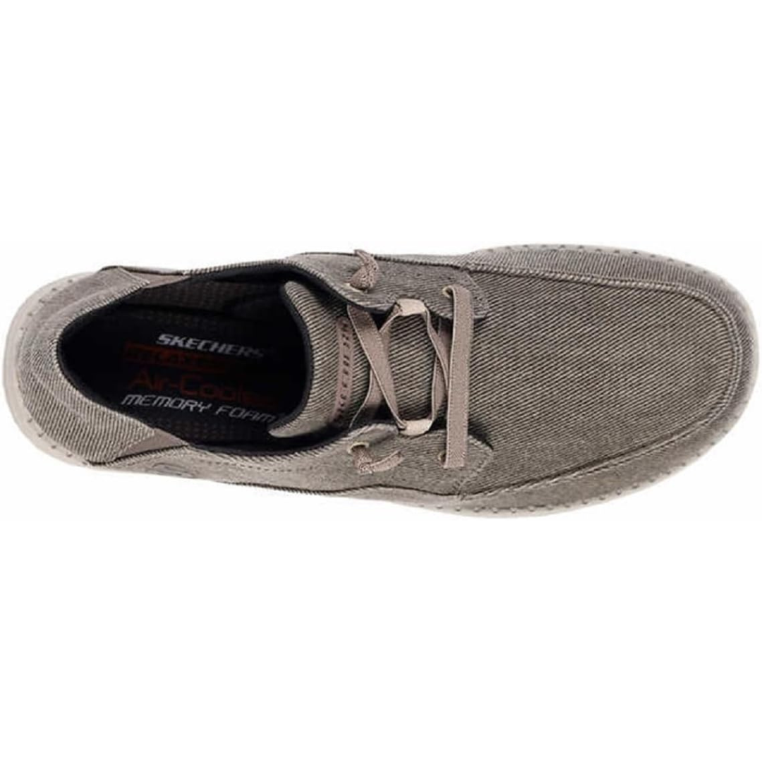 Skechers Zapatillas sin cordones de lona suave para hombre, artículo/artículo 1669050