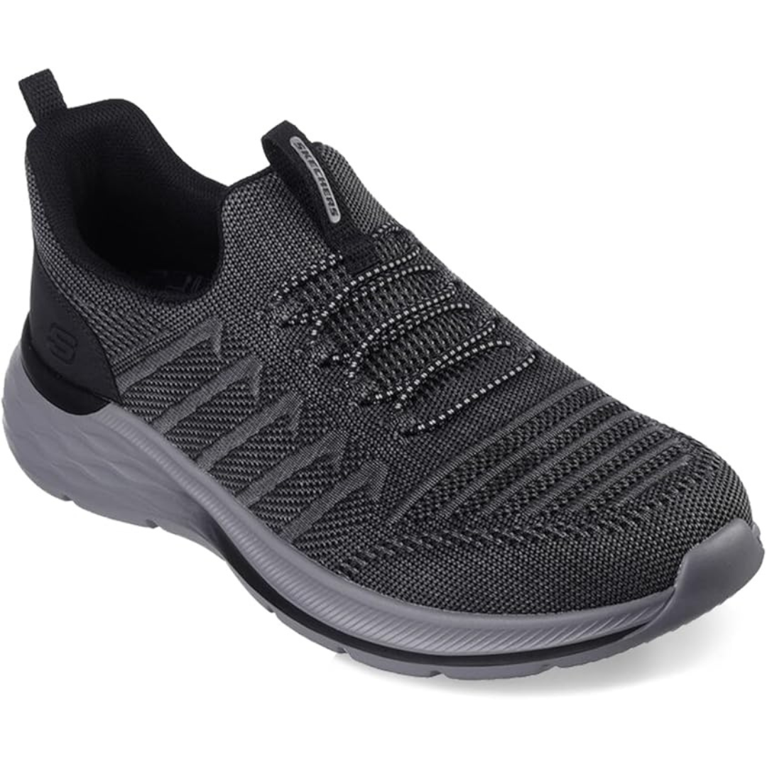 Skechers Men's Garner Crispin Black Slip On Shoes