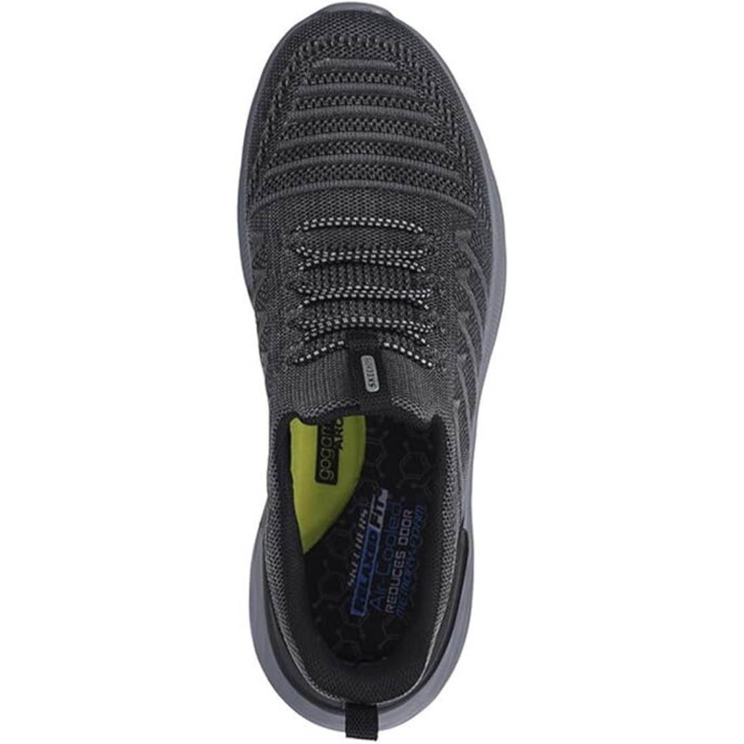 Skechers Men's Garner Crispin Black Slip On Shoes