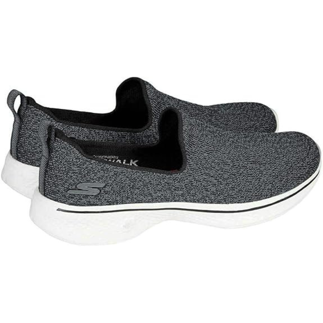 Skechers Go Walk 4 Slip on Shoe 1236760 Black/Gray