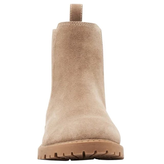 Steve Madden Women's Lorali Tan Suede Chelsea Boots