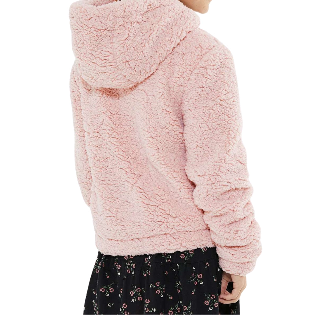 The Children's Place Pale Pink Hooded Teddy Jacket
