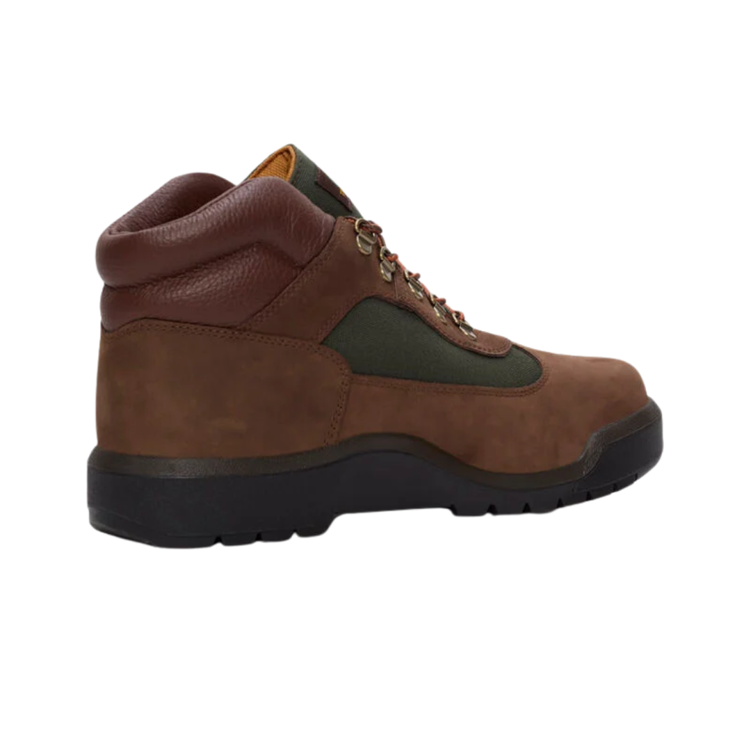 Timberland Men's Field Boot Waterproof Mid Boot Dark Brown Nubuck