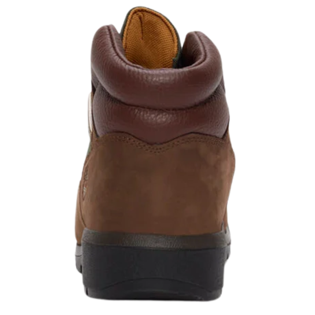 Timberland Men's Field Boot Waterproof Mid Boot Dark Brown Nubuck
