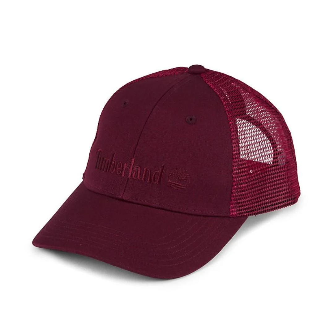Timberland PRO Men’s Embroidered Trucker Cap – Burgundy T1010390C