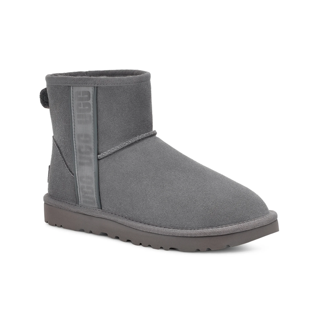 UGG Women's Classic Mini Side Logo II Boots – Grey 1134962