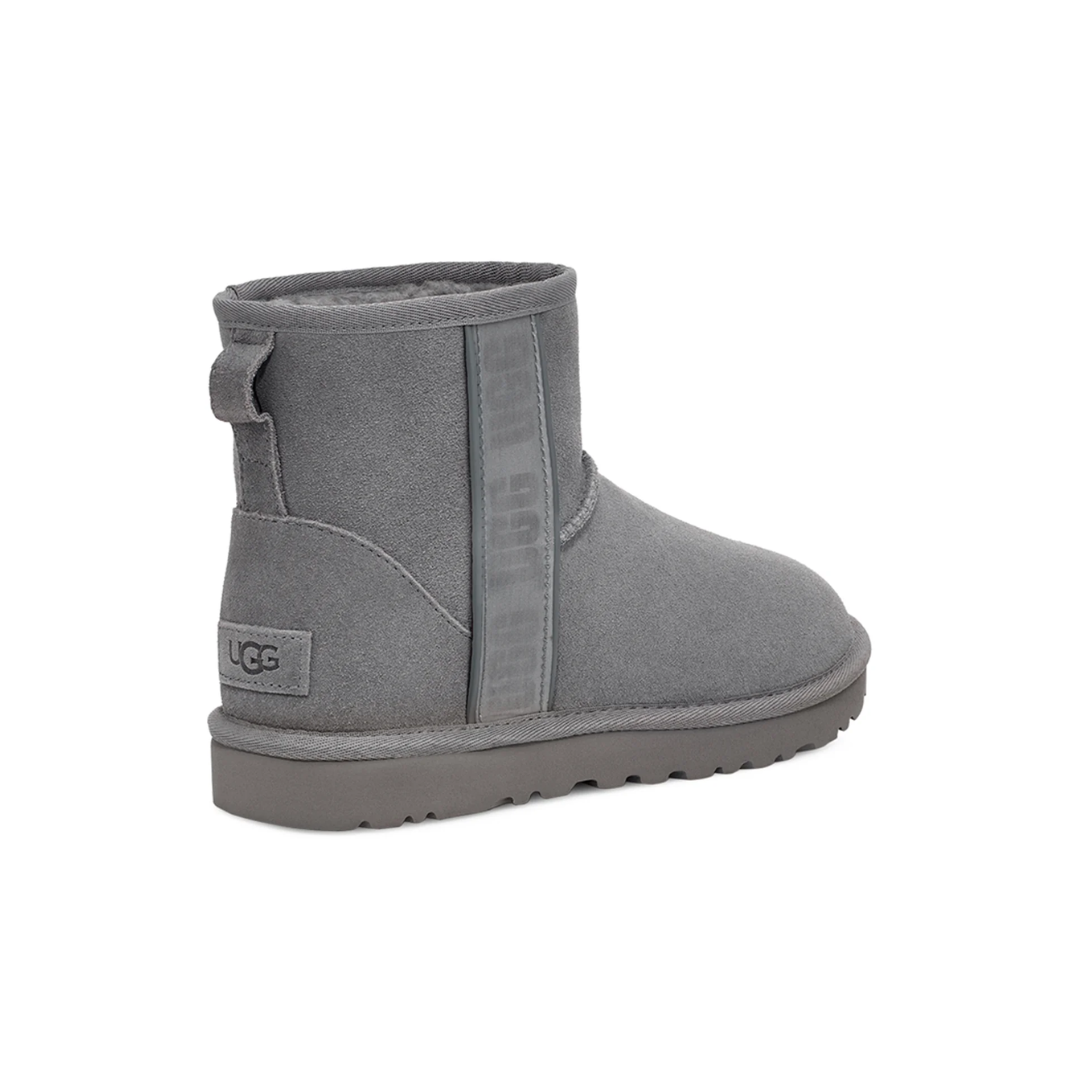 UGG Women's Classic Mini Side Logo II Boots – Grey 1134962