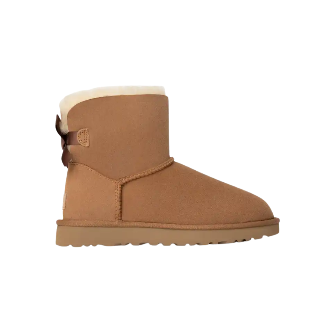 UGG Women’s Mini Bailey Bow II - 1016501 Chestnut