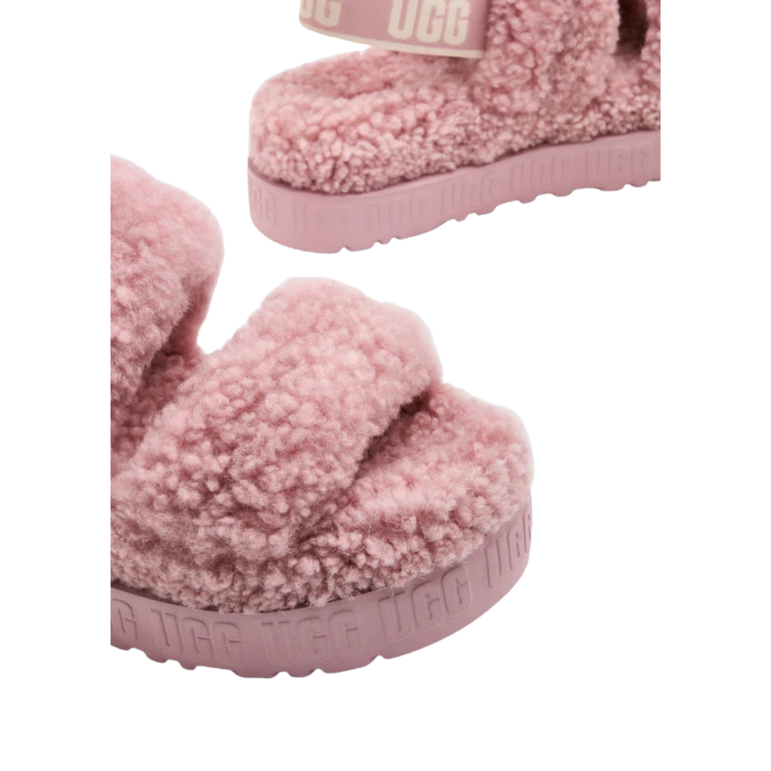 UGG Women's Oh Fluffita Sandals Rose Grey 1120876