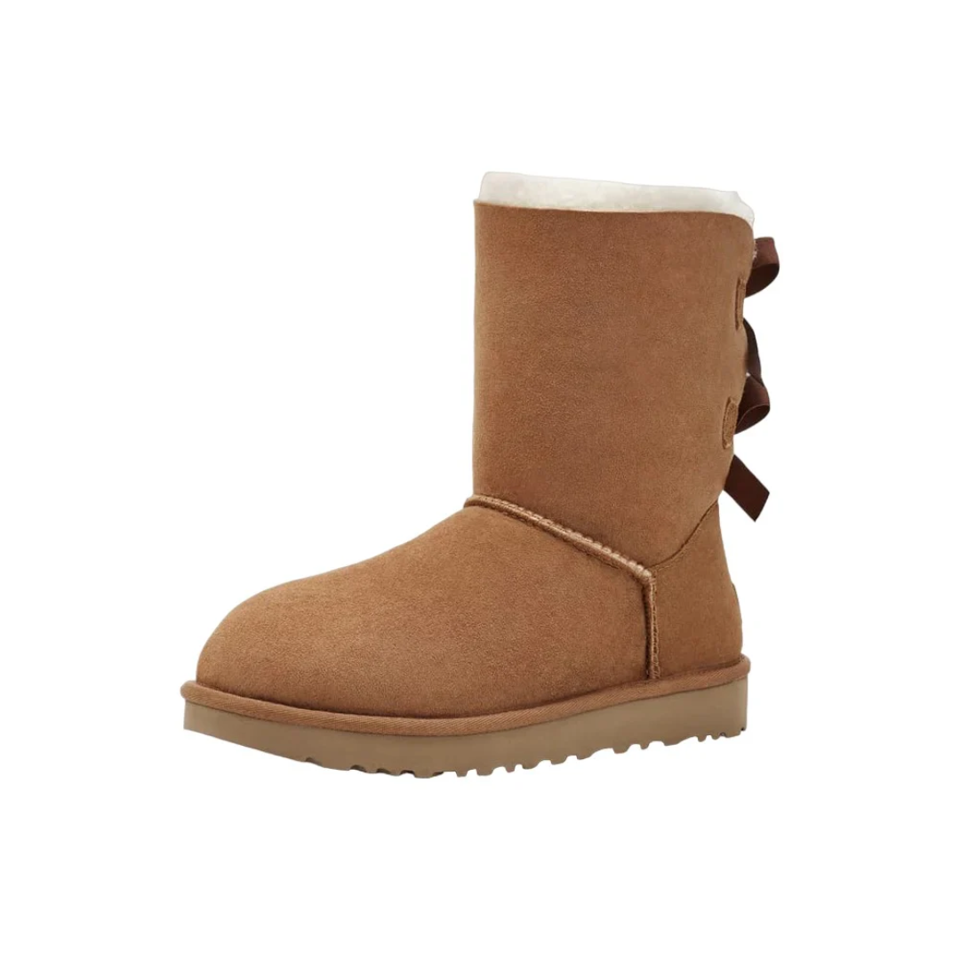 UGG Women’s Bailey Bow II Boot Chestnut Sheepskin – 1016501