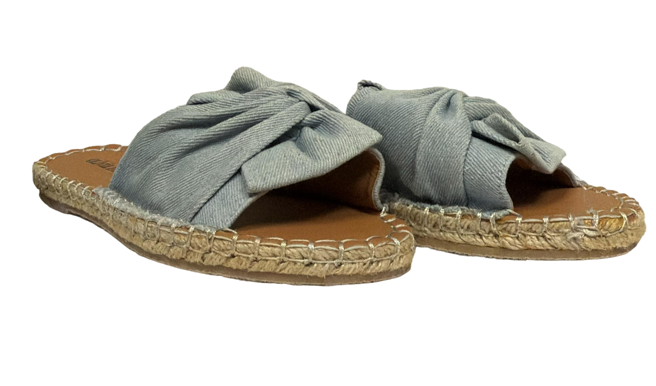 Olivia Miller Sandals Faded Denim Top