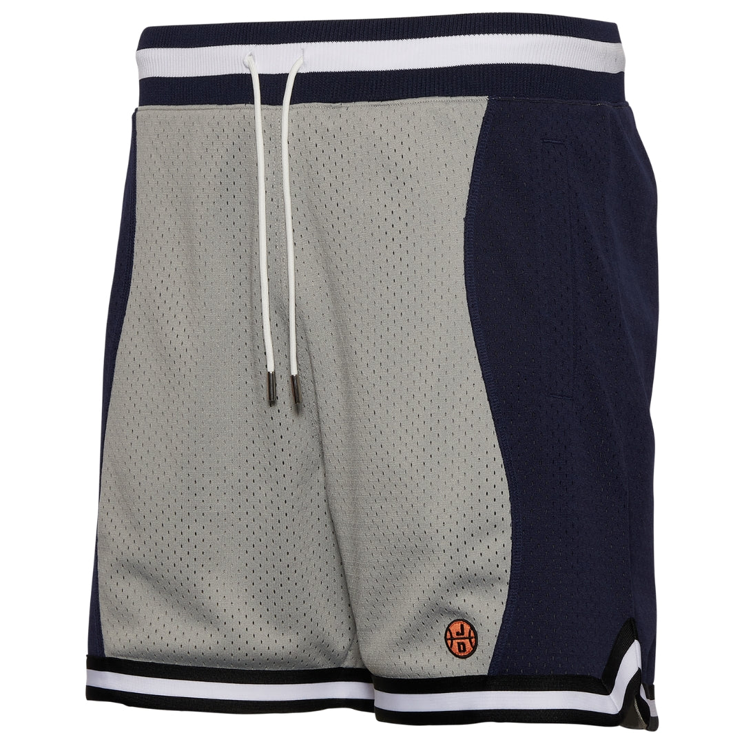Pantalones cortos de malla All City Just Don en azul marino y gris