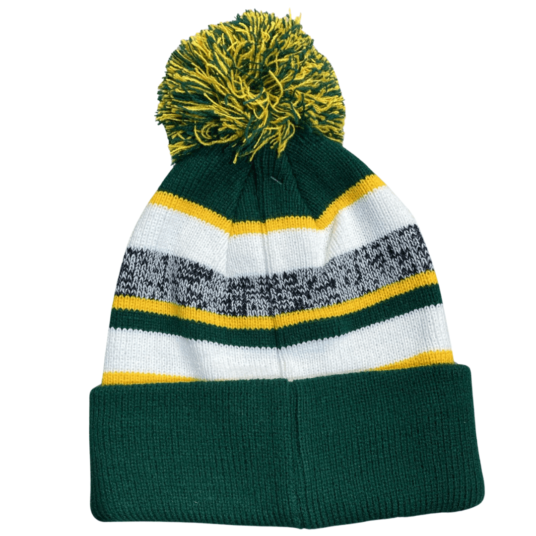 Premium Headwear Unisex Pom Pom II Green/Yellow-White