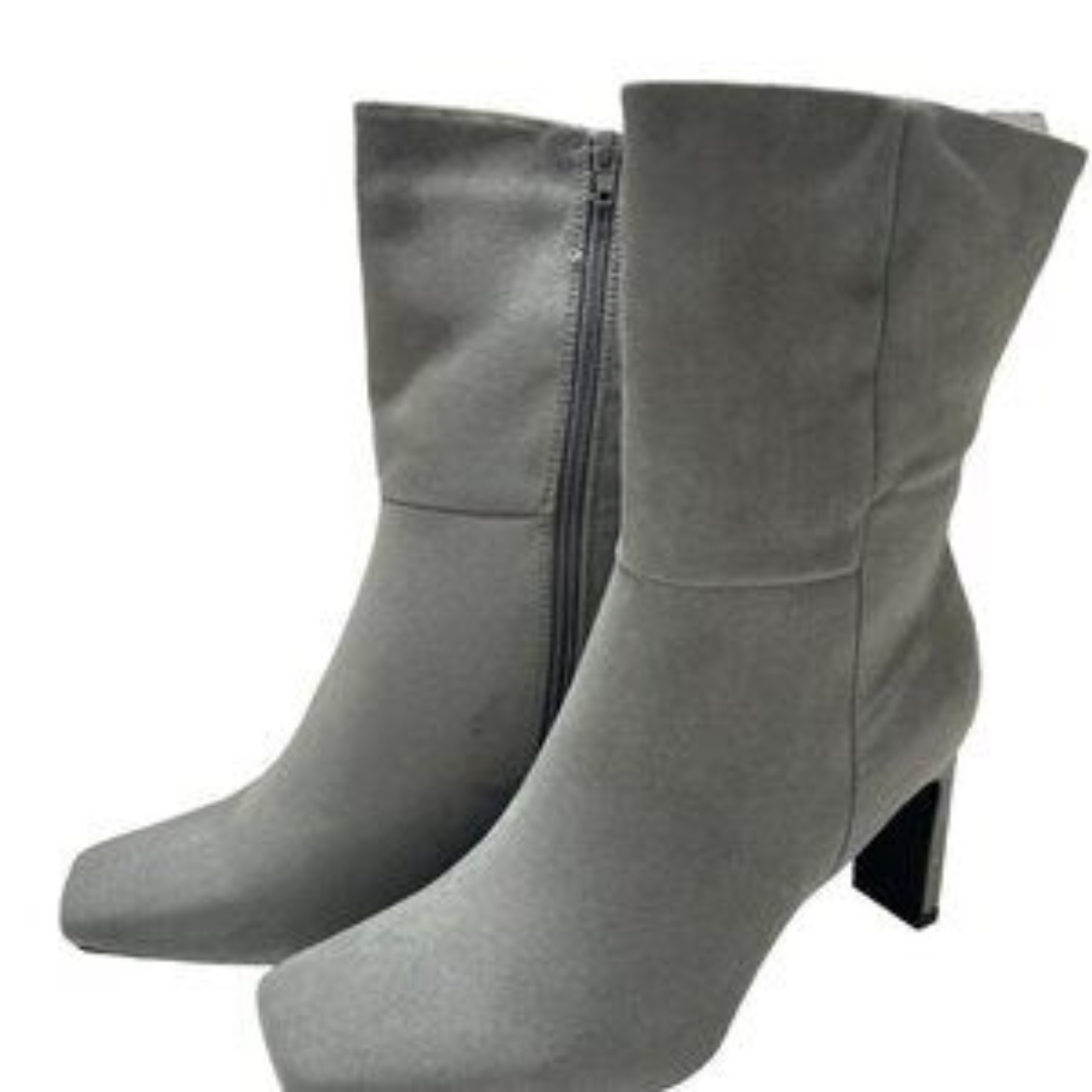 Justfab Women's Lilliana Heeled Bootie Grey
