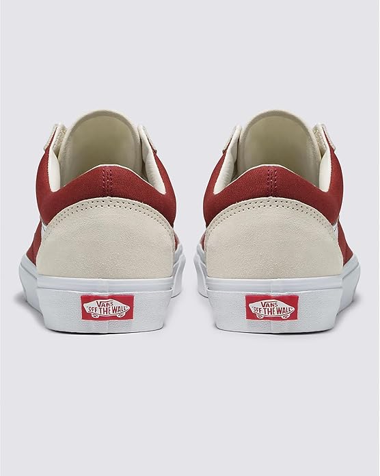 Zapatillas Vans beige y granate 507698