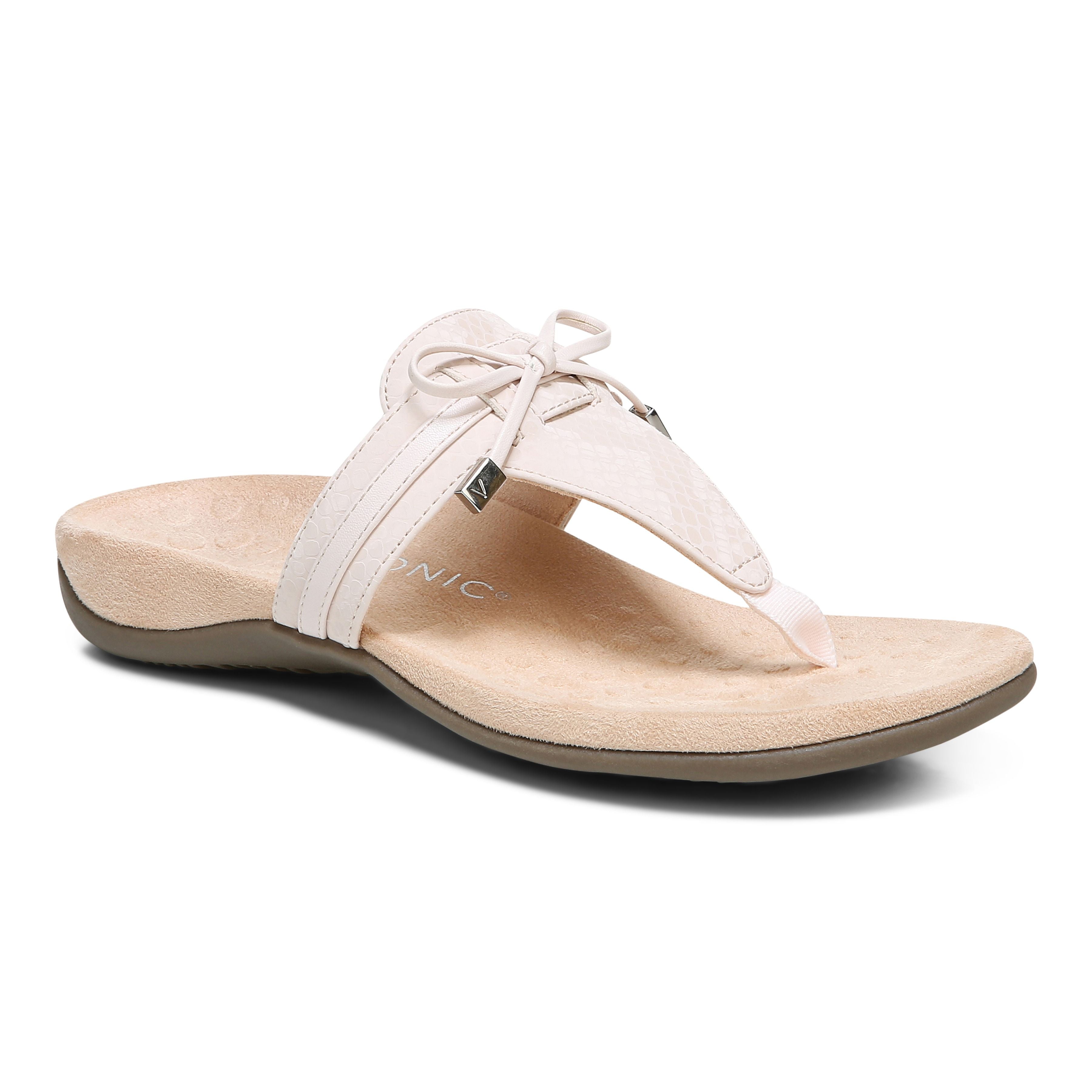 Sandalias blancas con tiras para mujer Amaya de Vionic 