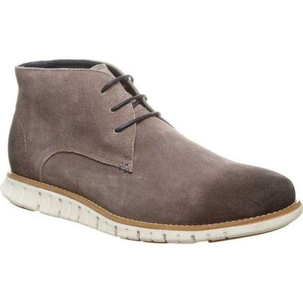 Bota chukka Gabe II de ante de vaca gris para hombre de Bearpaw