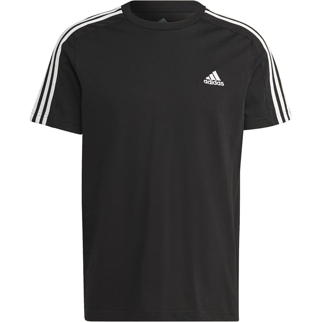 Adidas Men's Essentials Single Jersey 3-Stripes T-Shirt
