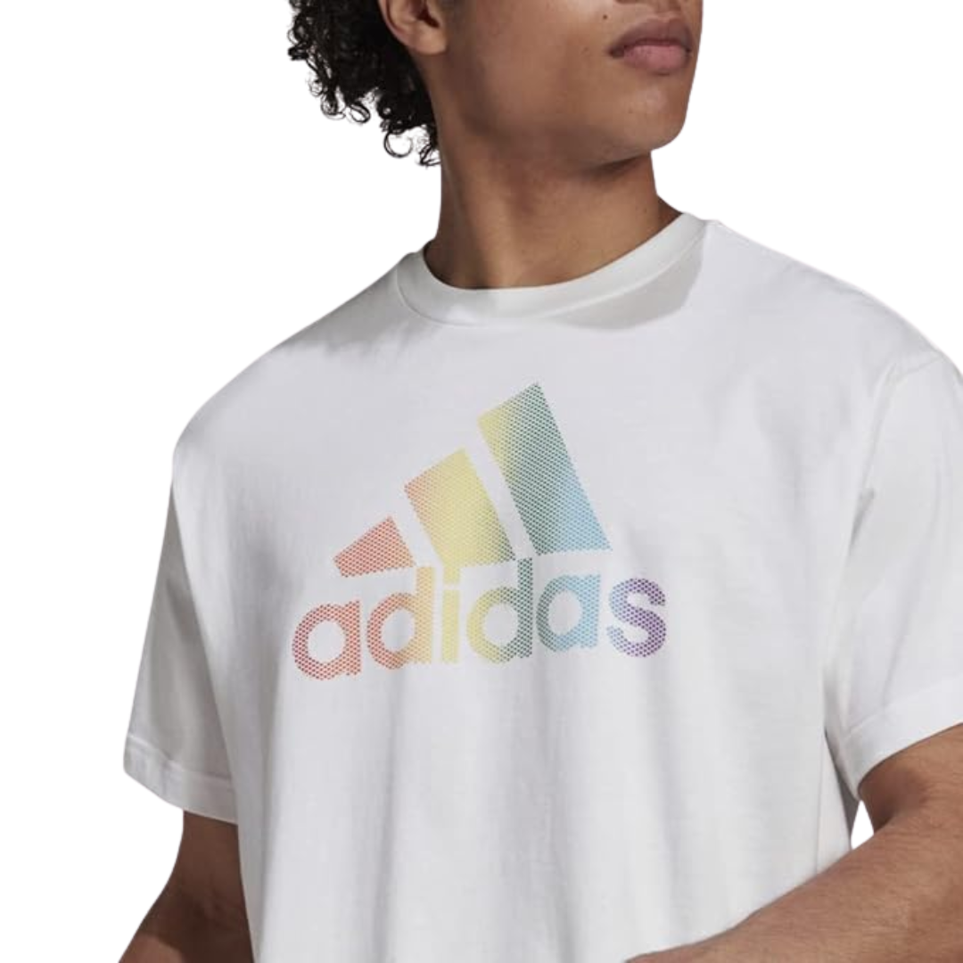 adidas Men’s Pride Badge of Sport Graphic T-Shirt – JW2053