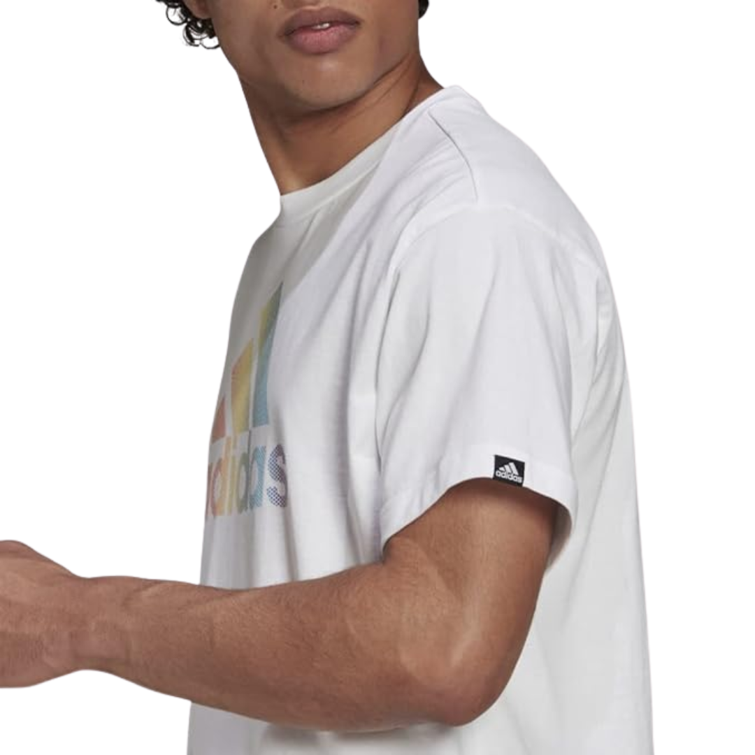 adidas Men’s Pride Badge of Sport Graphic T-Shirt – JW2053