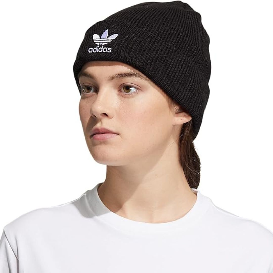 Adidas Women s Trefoil Beanie White Black