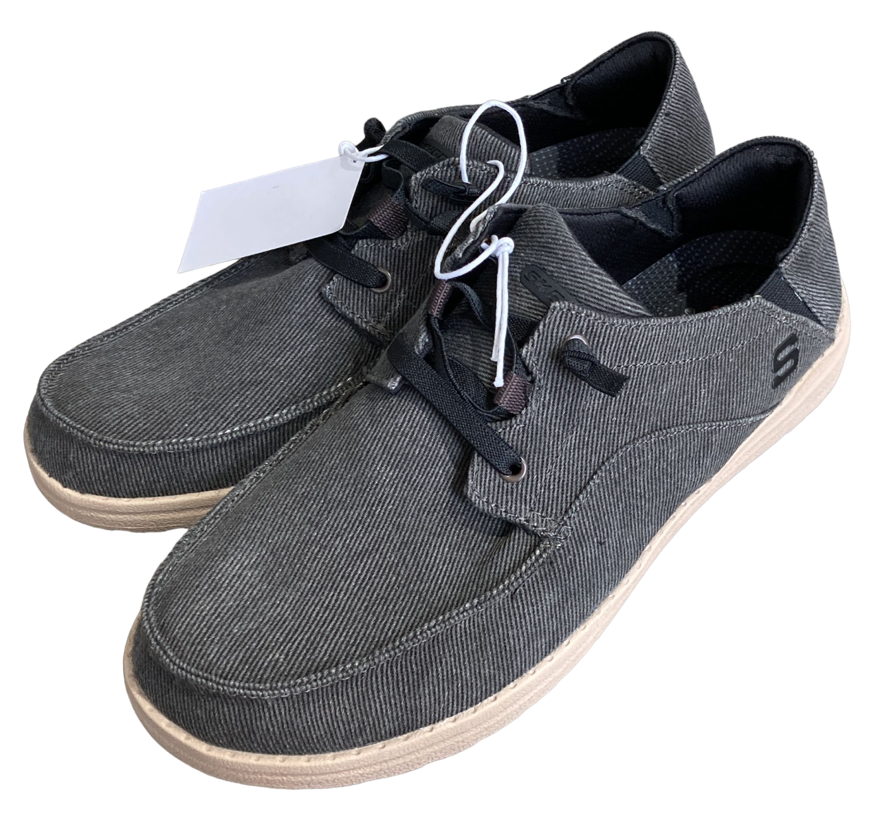 Canvas skechers slip on mens on sale