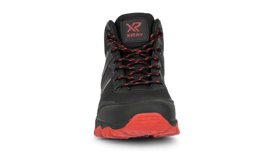 X RAY Men's Black and Red High-Top  Boots