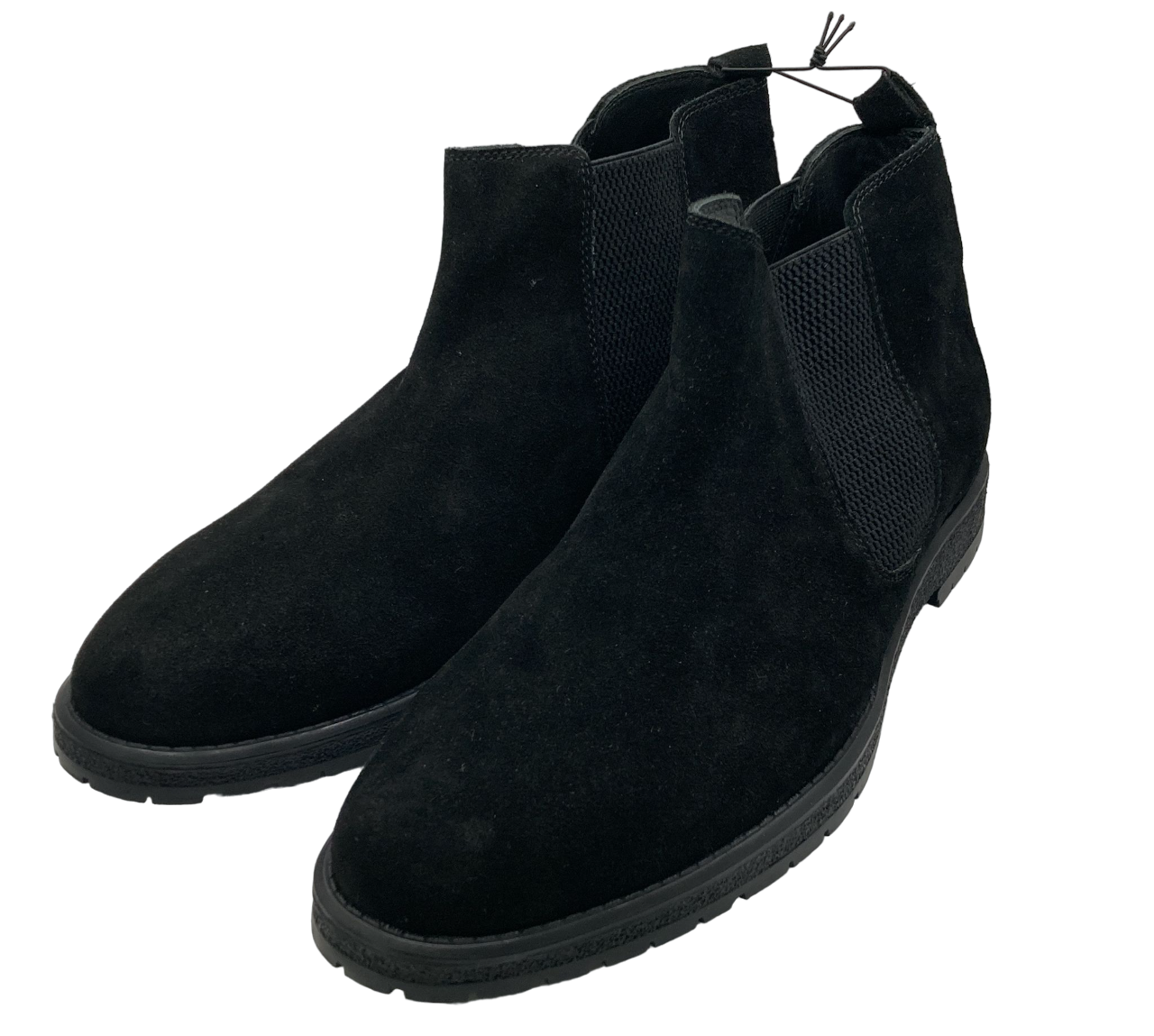 Botas de primavera para hombre de ante negro Cranberry 