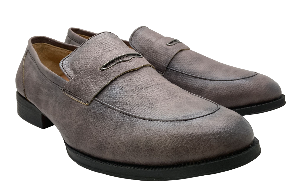 San Blue Handcrafted Luxury Men's Slip On Loafer Dress Shoe