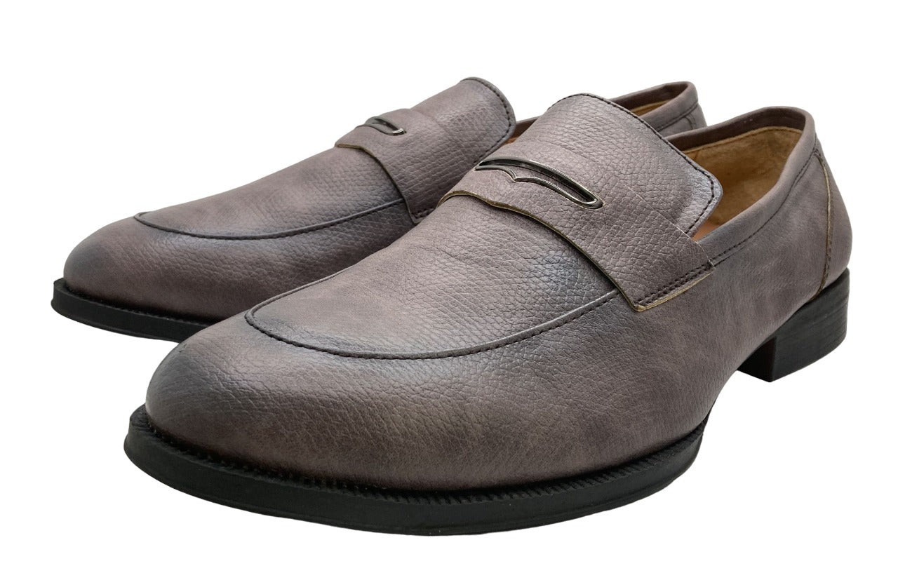 San Blue Handcrafted Luxury Men's Slip On Loafer Dress Shoe