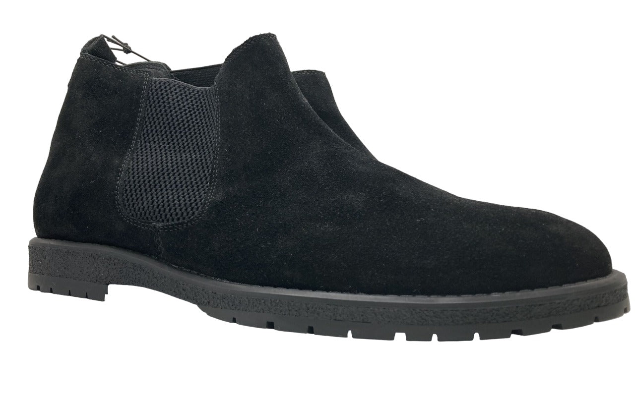 Botas de primavera para hombre de ante negro Cranberry 