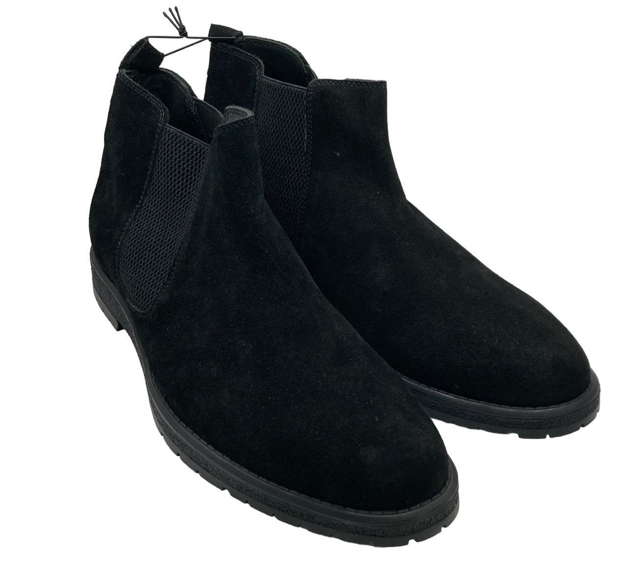 Botas de primavera para hombre de ante negro Cranberry 