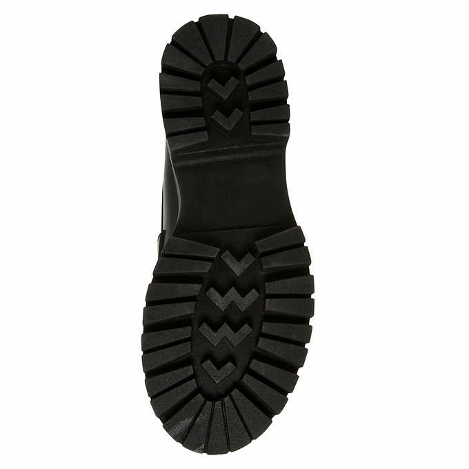 Steve Madden Course Black Ladies Lug Loafer