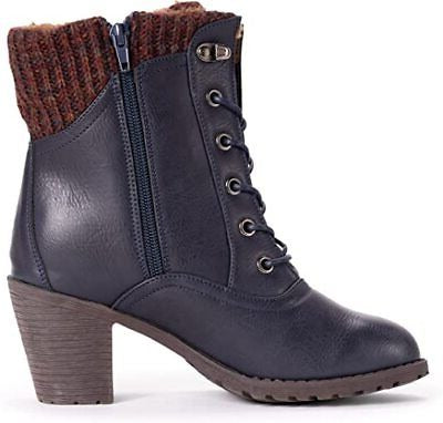 Muk Luks Women's Lukees Lacy Lori Fashion Zip Up Ankle Boots