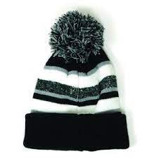 Premium Headwear Unisex Pom Pom II Navy Blue/Gray