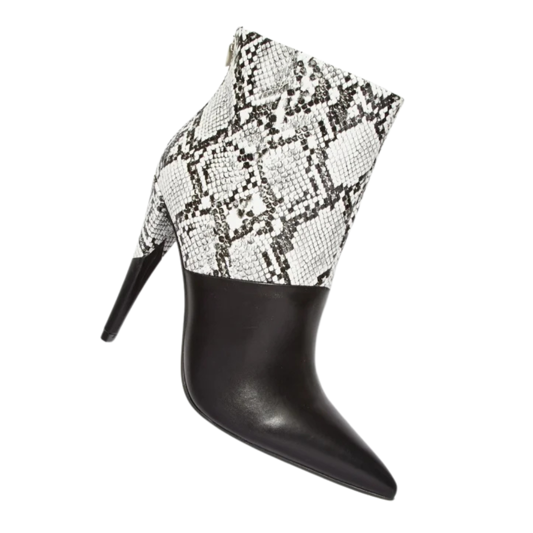 Justfab Women's Wild Stiletto Ankle Heels Bootie