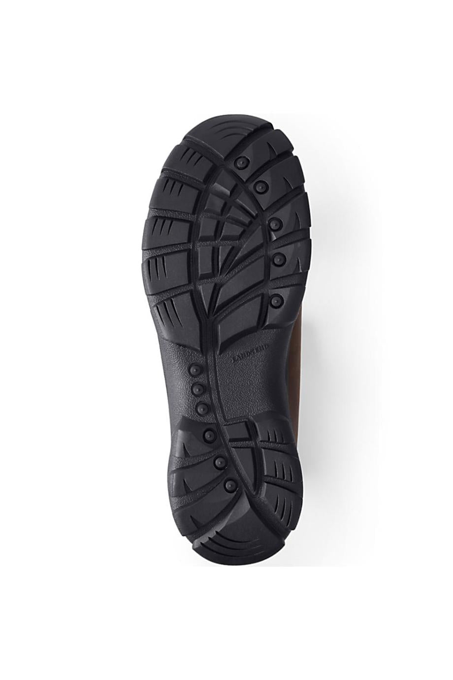 Botas de nieve con aislamiento de cuero para todo tipo de clima para hombre de Lands' End