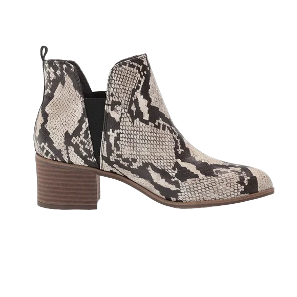 Dr Scholl's Shoes Women's Snake Print Ankle Boot