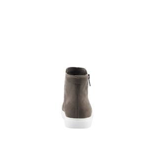 IZOD Womens Gray Comfort Kim Round Toe Platform Zip-Up Booties