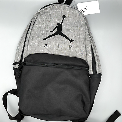 Sac à dos Nike Air Jordan Jumpman Gris Noir Grand sac de sport pour ordinateur portable 13" 9A0289-G3V 