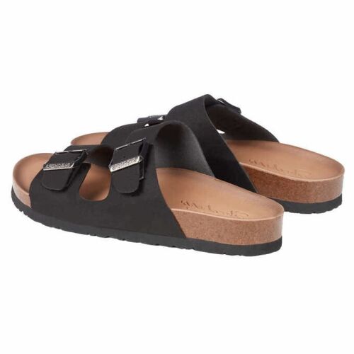 Sandalia Skechers Luxe Fresh Spirit con dos tiras y plantilla cómoda para mujer