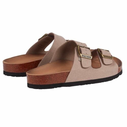 Sandalia Skechers Luxe Fresh Spirit con dos tiras y plantilla cómoda para mujer