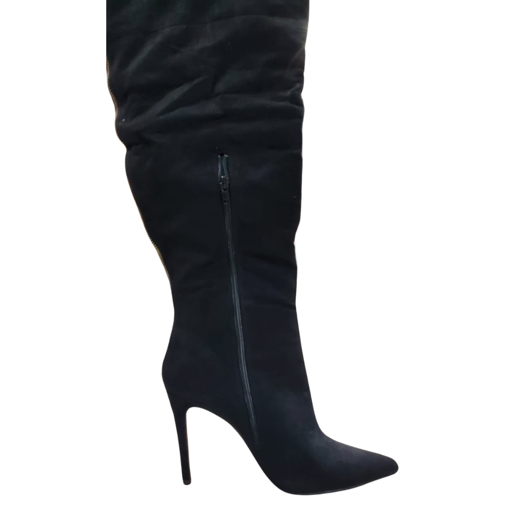 Shoedazzle Tilly Women Over the Knee Boots Black