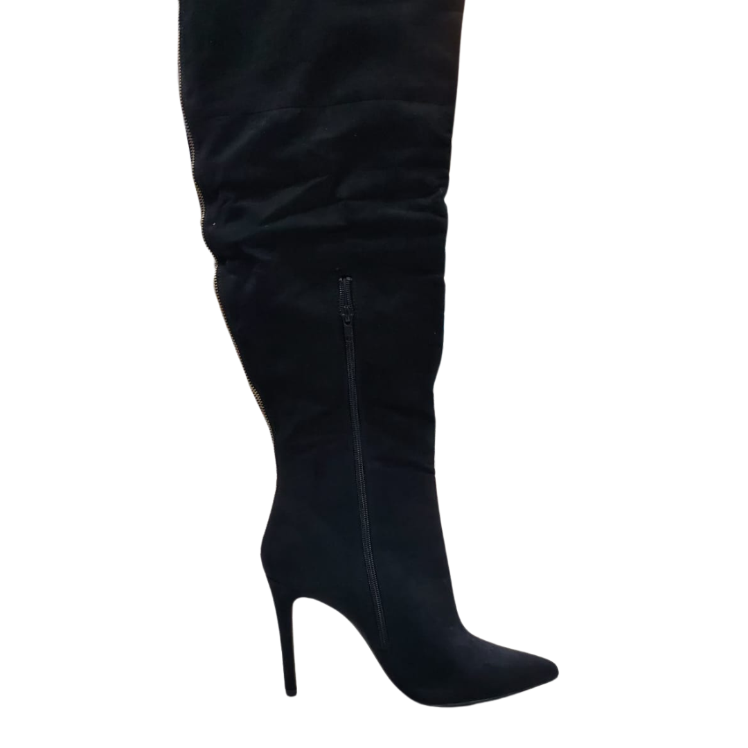 Shoedazzle Tilly Women Over the Knee Boots Black