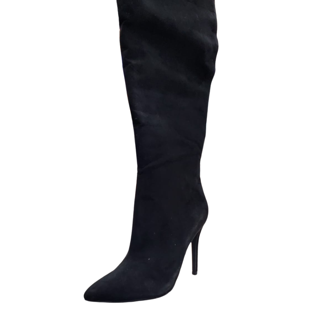Shoedazzle Tilly Women Over the Knee Boots Black