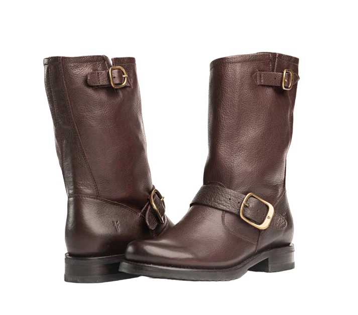 Frye Women's Veronica Short Boots 76509 Brown 3476509-DBN